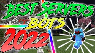 BEST MINECRAFT PVP SERVERS WITH BOTS 2022 [upl. by Paddy246]