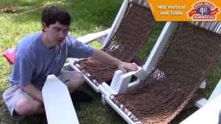 How to Assemble the Nags Head Hammocks DuraWood Double Rope Swing [upl. by Geier127]