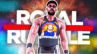 THE ROYAL RUMBLE MATCH WWE 2K My Career [upl. by Eleirbag]