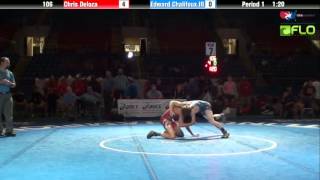 Cadet 106  Chris Deloza California vs Edward Chalifoux III Tennessee [upl. by Rendrag]