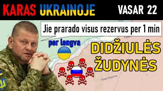 Vas 22 NEĮTIKĖTINA Rusų Generolas SUSTATĖ SAVO KARIUS HIMARS SMŪGIUI  Karas Ukrainoje Apžvalga [upl. by Ansell]