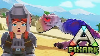 PixARK  Gyilokmadár Terror Bird Vadászat  FAIL  💀  7 rész wIceBlueBird [upl. by Etaner999]