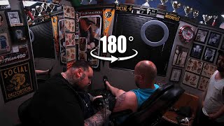 Black Lotus Tattooers in Gilbert AZ Captured in VR180 [upl. by Maurits]