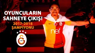 20172018 Şampiyonluk  Oyuncuların Sahneye Çıkışı 25 Mayıs 2018 [upl. by Anerac]