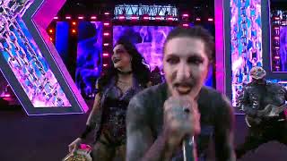 Motionless In White perform Rhea Ripley’s entrance theme at Wrestlemania XL [upl. by Wills787]