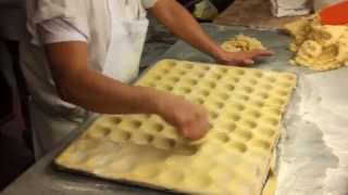 Venieros baker making handmade tart shells [upl. by Ardnasirk634]