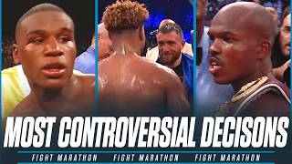 The Most Controversial Decisions In Boxing  FIGHT MARATHON [upl. by Hippel]