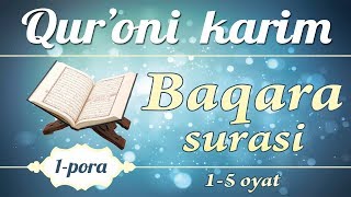 Baqara surasi 15 oyat quotAbdulbosit qori Qobilovquot [upl. by Elmajian]