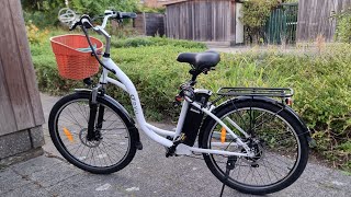 DYU C6 26 Inch City Electric Bike DYUcycle [upl. by Nylsej]