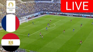 🔴مباشر  مصرفرنسا  مباراة نصف نهائي أولمبياد باريس 2024 كاملة اليوم Egypt vs France LIVE [upl. by Torosian]