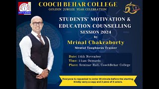 MOTIVATION AND EDUCATIONCOUNSELLING LECTURE SERIES by Dr Mrinal Chakraborty [upl. by Gusty186]