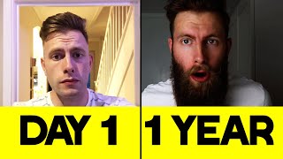 I GREW THIS BEARD IN A YEAR Beard Growth 1 Year Timelapse [upl. by Nim]