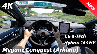 Renault Arkana RS Line 2021  POV test drive in 4K  16 eTech 143 HP Hybrid [upl. by Annasus]