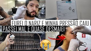 FUREI O NARIZ E MINHA PRESSÃO CAIU PASSEI MAL QUASE DESMAIEI E COMPRAS NO CENTRO DE SP  VLOG [upl. by Sung]