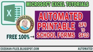 Automated School Forms  GRADE SHEET  RANK  SF 9  SF 10  FINAL RATING  SUMMARY OF GRADES [upl. by Kendrah]