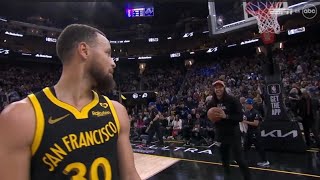 STEPH TELLS HIM quotIM GOING FOR GAME WINNER WATCH THISquot THEN HITS GAMEWINNER amp TAUNTS KD [upl. by Marcoux403]