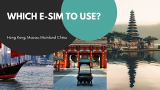 Hong Kong  Which esim card to use [upl. by Ramirol]