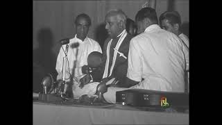 Sangeet Natak Akademi Awards 1957Sri Musiri Subramania Iyer amp Sri T Chowdiah [upl. by Lothario332]