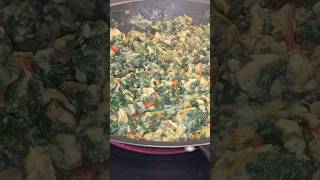 Spinach makes delicious egg fryspinach recipe egg fry [upl. by Gaidano424]