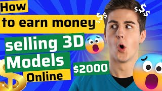 Earn 2000 Dollars a month by selling 3D models on Cgtrader Online sale Models and earns [upl. by Jamey]