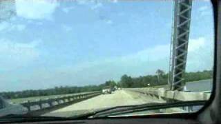 Wando River Swing Bridge  Charleston South Carolina [upl. by Swehttam960]