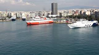 PORT of PIRAEUS  the largest passenger port in Europe [upl. by Berrie592]