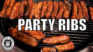 3 Steps to Master Party Ribs on a Weber Kettle Grill [upl. by Leontyne]