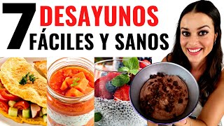 ✅Una Semana de DESAYUNOS VEGANOS Saludables Faciles y Rapidos  Altos en proteina vegetal [upl. by Aidahs]