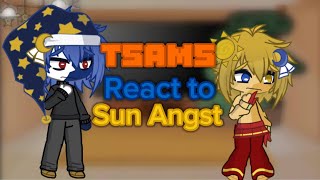 Sun and moon show reacts to sun angst 1 [upl. by Guinna400]