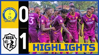 HIGHLIGHTS  URA FC 01 KCCA FC Mon 4 March 2024 [upl. by Lawtun603]