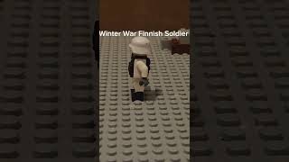 Custom WW2 Finnish Soldier lego legowar [upl. by Ahsinad]