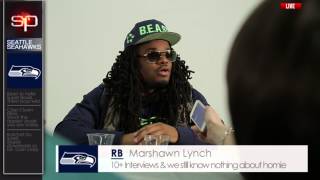 Marshawn Lynch Interview [upl. by Micheil]