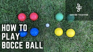 How To Play Bocce Ball Backyard Rules [upl. by Weisman]