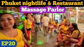 Nightlife Of Patong Beach Phuket  Massage Price  Halal Food Restaurants  Bar Girls on Bangla road [upl. by Panther]