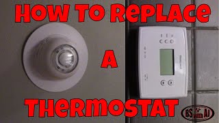 How To Replace Your old thermostat [upl. by Llertrac137]