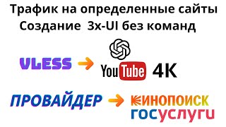 VLESS Разграничение трафика через V2Ray  китайский VPN [upl. by Symon633]