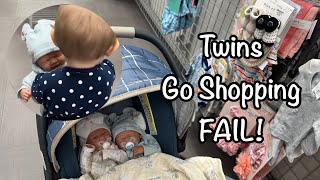 Reborn Twins First Outing FAIL Why I WON’T Be Going Back To This Store Realistic Rebornlike Dolls [upl. by Nolaj]