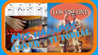 Mis harapos  GUITARRA cover  partitura tablatura  Los visconti  link descarga  GRATIS [upl. by Hars]