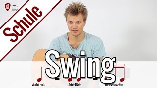 SwingRhythmus lernen  Gitarrenschule [upl. by Malinowski]