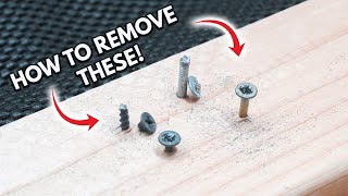 How To Remove Stripped Screws Broken Screw Heads And Nails  12 Different Ways DIY Tips And Tricks [upl. by Eugeniusz]