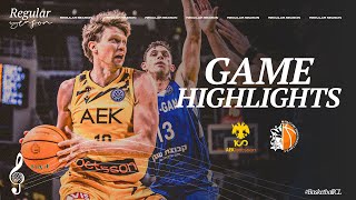 AEK Betsson BC v Maccabi RamatGan  Highlights  BasketballCL 202425 [upl. by Brodench]