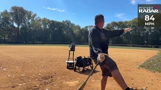 Backyard BP sesh Miken JB Ultra senior and Monsta Torch Hulk [upl. by Kellyann493]