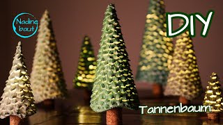 Weihnachtsdeko selber machen  Tannenbaum basteln  DIY Weihnachtsbaum [upl. by Ennaisoj]