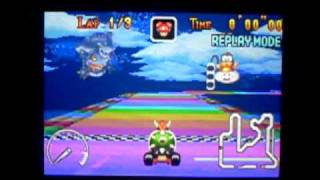 Mario Kart Super Circuit  Rainbow Road  34quot53  WR [upl. by Reinert]