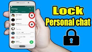 How To Lock Only Whatsapp Personal Chat  Whatsapp New Tricks 2019 [upl. by Colbye574]