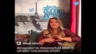 Anna Todd answers to questions After Befor Film  Movie Tessa amp Hardin [upl. by Lehcem]