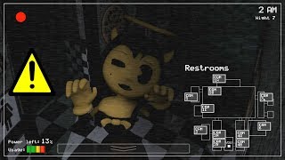 ALICE ANGEL JUMPSCARE IN FNAF Bendy And The Ink Machine [upl. by Schober]