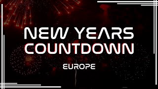 EUROPE New Years Countdown 2024  All Timezones [upl. by Daza]