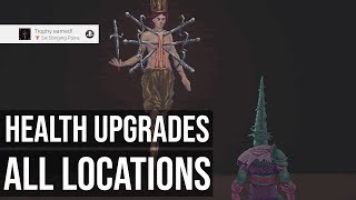 All Health Upgrades Locations Six Stinging Pains Trophy  Blasphemous [upl. by Gustavus918]