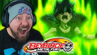 KYOYA VS AGUMA ROUND 2 FIRST TIME WATCHING  Beyblade Metal Fury Episode 1819 REACTION [upl. by Buiron]